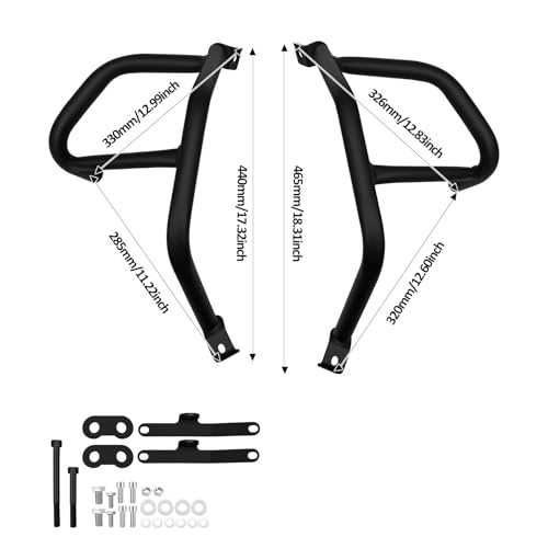 Crash Bar for Kawasaki Ninja 500 400,Frame Engine Guard Protector