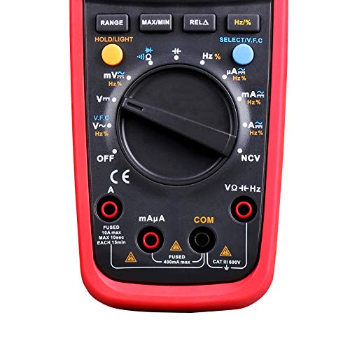 UNI-T Multimeter Kit UT139B, Volt Ohm Meter Capacitor Tester Frequency Meter True RMS Auto/Manual Ranging 4000 Counts - size: UT139B