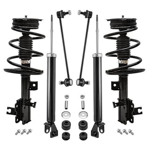 Detroit Axle - 6pc Front Struts Shocks Kit for 2013-2018 Nissan Altima - size: 6AQS47431/ strut shock sway kit