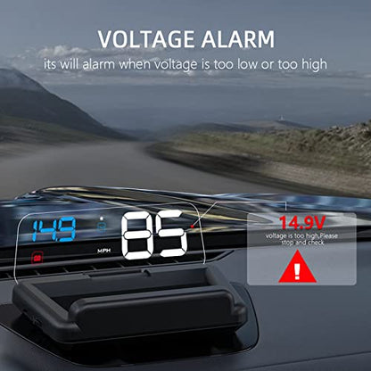 Heads up Display for Cars,Digital Speedometer for Car,OBD2 Gauge Display