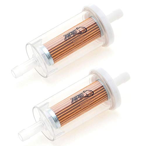 Inline Fuel Filter Replacement Universal High Flow Fuel Filters (Pack of 2) for Lawn Mower Tractor Motorcycle Replace Briggs & Stratton 5065 5065D 5065K 493629 695666 845125 691035