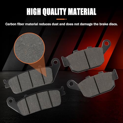 Motorcycle Front and Rear Brake Pads for Honda CB500F, CB500X, CB 500 500X 500F 2013-2014, CBR500R, CBR 500R 2013-2014