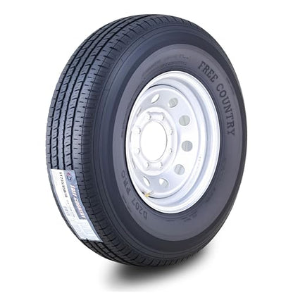 Free Country Trailer Tire Wheel ST235/85R16 12-Ply F 128N 8X6.5 Silver Mod - size: ST235/85R16