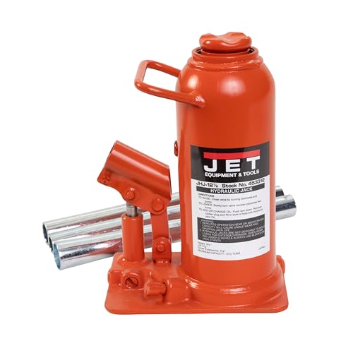 JET 12.5-Ton Hydraulic Bottle Jack w/ Handle (JHJ-12-1/2) - size: 12-1/2 Ton