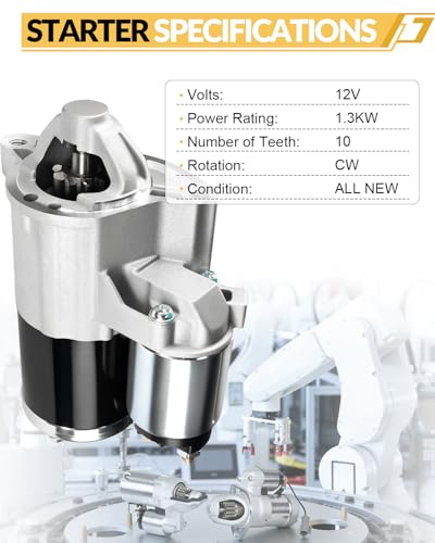 AATEE 56044735AB 1.2KW 10Teeth Starter Motor for:-Jeep Commander 2006-2009 - style: 56044735AB