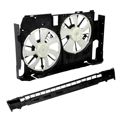 Radiator Cooling Fan Assembly Replacement for Toyota RAV4 2.4L 2006-2008 Replacement for Lexus IS350 2006-2013 1636128240 620512 TO3117102 1636328290-PFM