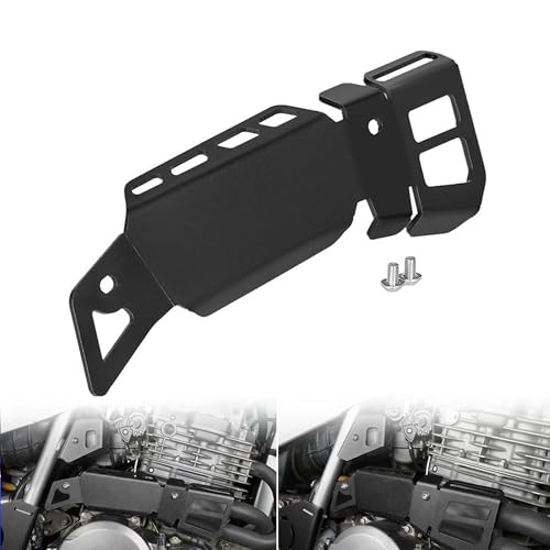 XR650L Silencer Header Pipe Guard Protective Compatible with XR 650L 1993-2025 Motorcycle Exhaust Muffler Pipe Heat Shield Cover (Black) - color: Black