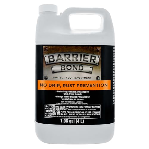 Barrier Bond No-Drip Undercoating, 1 Gallon, Premium Rust Inhibitor Coating