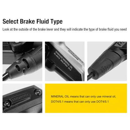 Bicycle DOT 5.1 Brake Fluid High Performance DOT Oil for SRAM/Hayes/Hope/Formula Hydraulic Disc Brakes,120ml/4oz