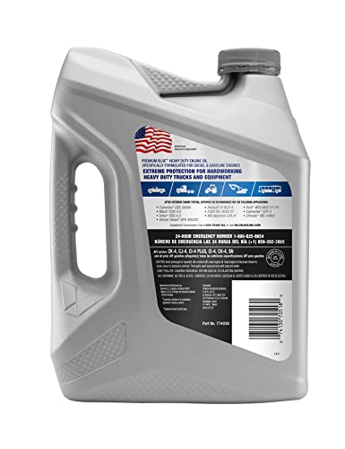 Valvoline Premium Blue Extreme SAE 5W-40 Full Synthetic Diesel Engine Oil 1 GA - size: 1 GA, style: Synthetic