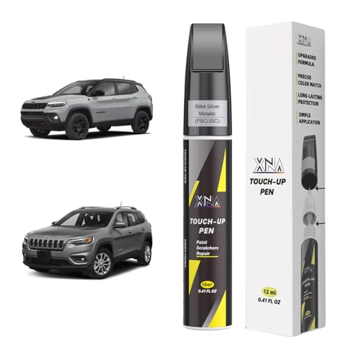 XNA Billet Silver Metallic(PSC/JSC) for Jeep Touch Up Paint - color: Billet Silver Metallic(PSC/JSC) for 2023 Compass/2022 Cherokee