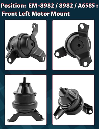 Engine Motor Mount & Trans Mount Set for 1997-2001 CR-V L4 2.0L Auto Trans - size: 1997-2001 H-onda CR-V L4 2.0L