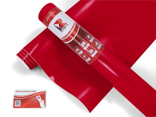 RVINYL Avery Dennison SW900 438-O Satin Carmine Red Supreme Wrapping Film Vinyl Vehicle Car Wrap Sheet Roll - (12in x 60in w/Application Card) - color: Satin Carmine Red, size: 1ft x 5ft