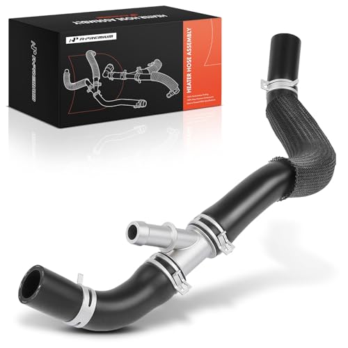 A-Premium HVAC Heater Hose Pipe Line Assembly W/Clamps & Protective Sleeve