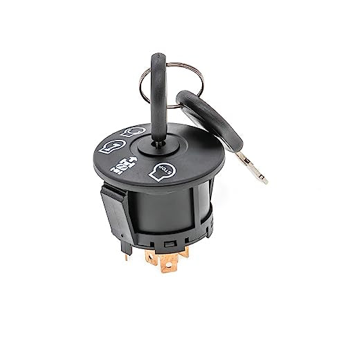 Starter Ignition Switch with Key 4 Position Fits for Husqvarna AYP Craftsman Sears Poulan Lawn Mower Rider Replace193350 532193350