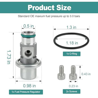 EFI Fuel Pressure Regulator Rebuild Kit 3.0 Bar for Suzuki ATV 44300-45G21