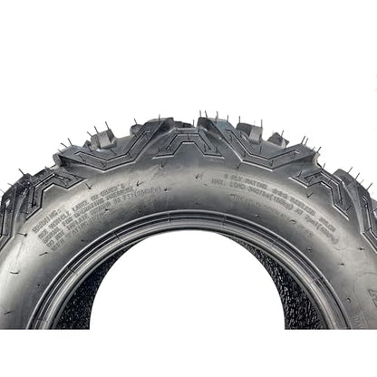 2PCS AT25X8-12 Heavy Duty 6PR ATV/UTV All-Terrain Tubeless Tires – Off-Road, Puncture Resistant, High Load, All Terrain Tires 20mm Tread Depth 25x8x12- for Mud, Sand, Trail, Rock – Tubeless - size: DAV110 25X8-12