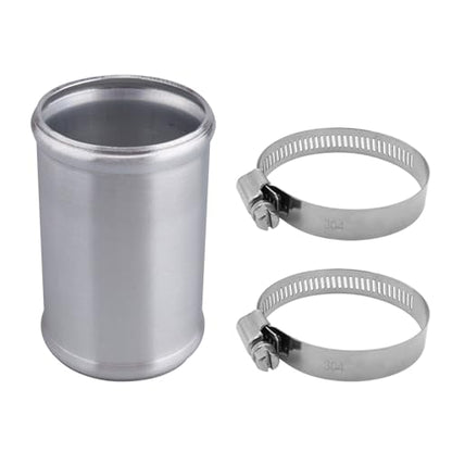 AC PERFORMANCE OD 2.75" Aluminum Tube Hose Joiner with Clamps - size: 2.75" (70mm)