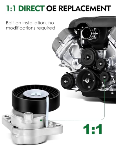 Belt Tensioner Assembly & Pulley for:-Mercedes-Benz CLK320 CLK430 - size: 38174