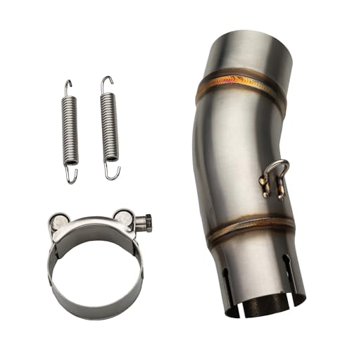 Xintre Motorcycle Exhaust Mid Pipe Compatible with Kawasaki Ninja 400 500 - size: 2018-2024