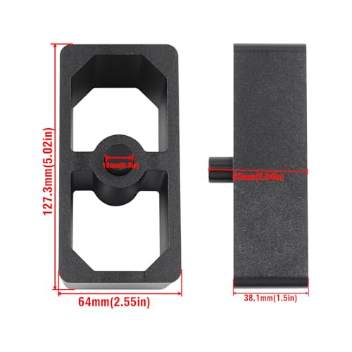 1.5 Inch Universal Billet Aluminum Leaf Spring Lowering Block Kit - size: 1.5 Inch