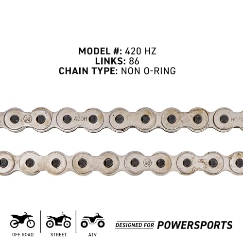NICHE Drive Sprocket Chain Combo for Honda CRF70 XR70R Front 15 Rear 36 Tooth 420HZ Standard 86 Links - size: Standard Chain