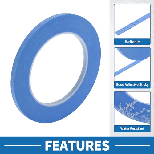 Painters Tape Easy Removal 0.2 Inches x 52.5 Yards Blue - color: Blue, size: 0.2 Inches x 52.5 Yards