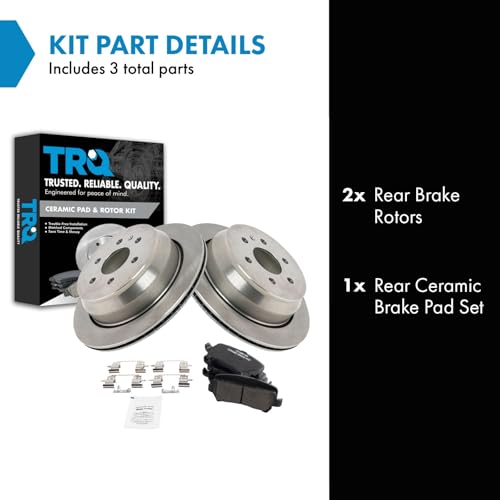 TRQ Brake Pad and Rotor Kit - style: BKA14229