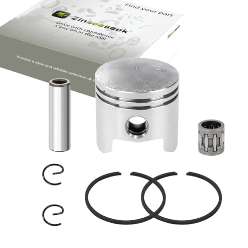 40mm 44mm Cylinder Assembly Piston Assembly for 43cc 47cc 49cc 2 Stroke Engine with Cylinder Piston Ring Circlip Gasket Piston Pin Needle Bearing Spark Plug (40mm-5, Piston) - color: 40mm-5, size: Piston