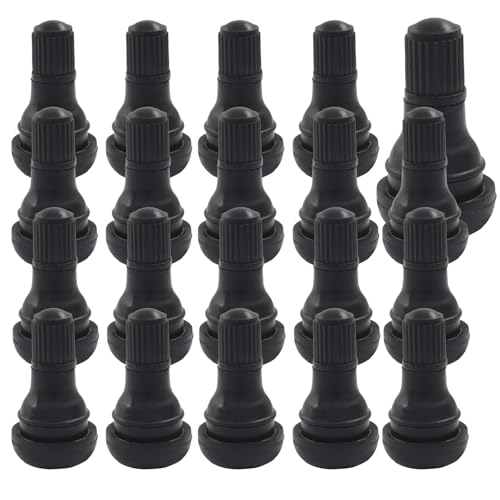 Waziaqoc TR412 Tire Valve Stems, 20 PCS, Black - size: Tr412