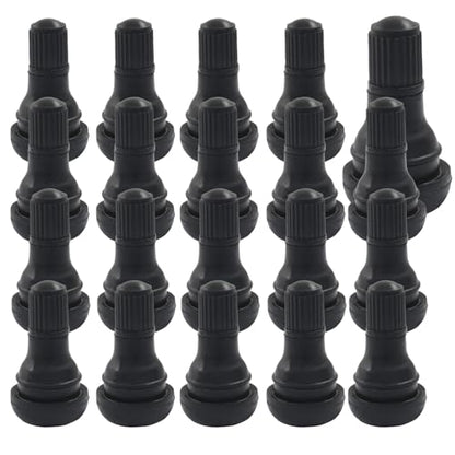 Waziaqoc TR412 Tire Valve Stems, 20 PCS, Black - size: Tr412