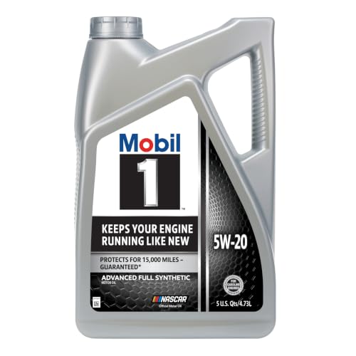 Mobil 1 Advanced Full Synthetic Motor Oil 5W-20, 5 Quart - size: 5 Quart (Pack of 1)