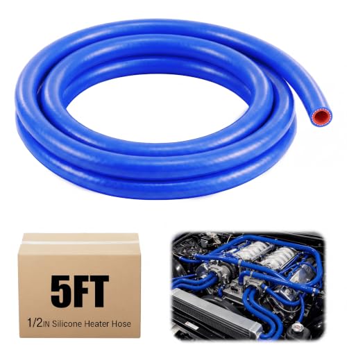 Outus 1/2" Id,5ft Silicone Heater Hose,Coolant Radiator Hose, Blue, 1 - color: Blue, size: 1/2" ID, 5ft