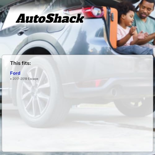 AutoShack Front & Rear Coated Rotors & Ceramic Pads for Ford Escape 2019 - style: TurborGuard & Pad