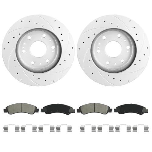 Betthand Front Brakes and Rotors for 08-13 Silverado 1500, 08-20 Tahoe - size: 580279*2+D1367-8472