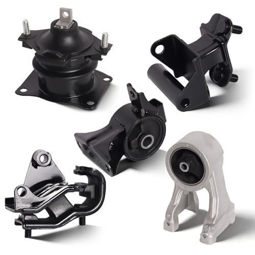 ENA Engine Motor and Trans Mount Set of 5 Compatible with Honda 2008 Odyssey EX LX 3.5L Replacement for A4526HY A4553 A4555 A4557 A4558