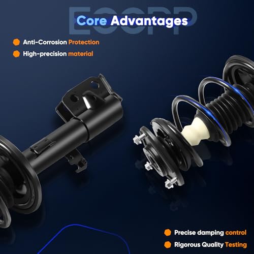 ECCPP Struts Spring Assembly Front Struts for Toyota Corolla 2009-2013 - size: 2*Front Complete Strut