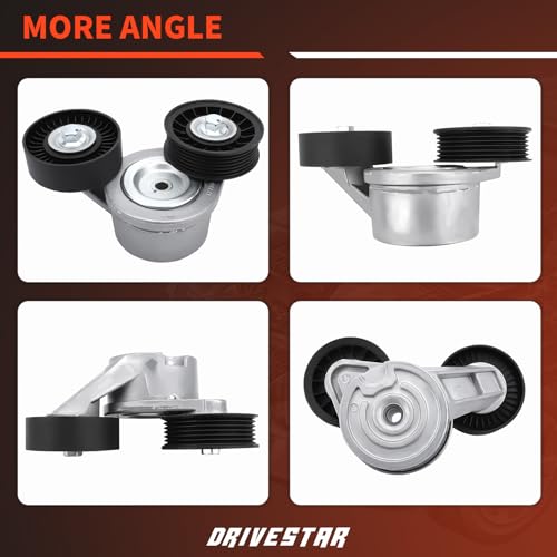 39120 Belt Tensioner Assembly w/2x Pulley for Dodge Ram 1500