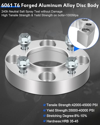 ECCPP Wheel Spacers 1" 4x110 for TRX500FA FourTrax Foreman Rubicon 4-Pack