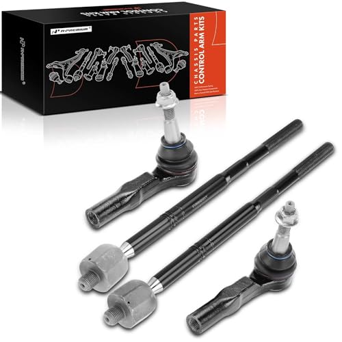 A-Premium Front Inner & Outer Tie Rod End Kit Fix Uneven Tire Wear