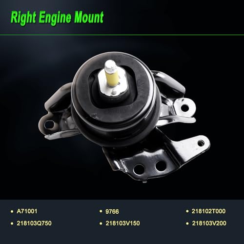 Engine Motor Mount Compatible with Sonata 11-15/Optima 11-16 2.0 2.4 - size: 2011-2014 Sonata 2.0T w/o Weight
