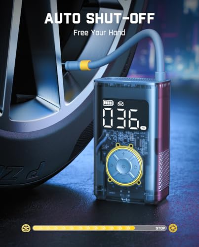 Fanttik X9 Pro Portable 1Min Fast Tire Inflator for Compact Car, Gray - color: Mechanical Gray