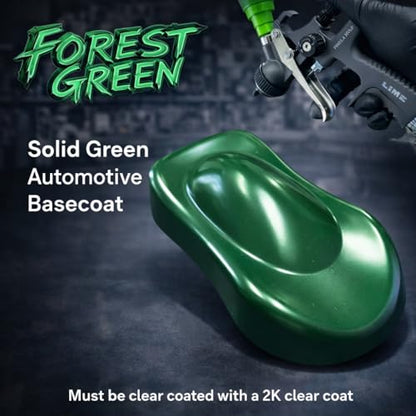 LiME LiNE Automotive Basecoat Paint (1 Pint) (Forest Green) - color: Forest Green