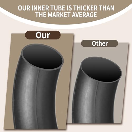 2 Pack 2.75/3.00-21” Heavy Inner Tube, 80/100-21(300/325-21) Inner Tube - size: 2.75/3.00-21 (2 Pack)