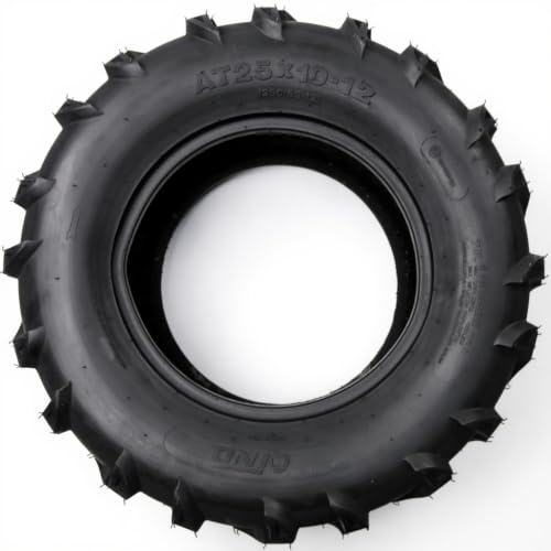 GarveeTech Set of 4 – 25x8-12 Front, 25x10-12 Rear ATV/UTV Tires - size: 25X8-12 & 25X10-12, style: Pattern 137