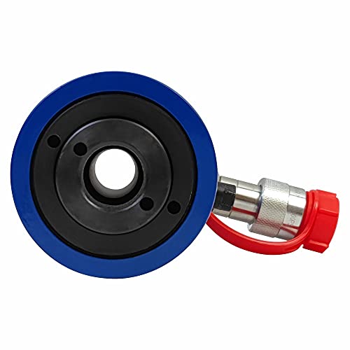 AMZCNC 20 Ton Hollow Hydraulic Ram Cylinder, 4 Inch, Single Acting - size: 20T 4Inch