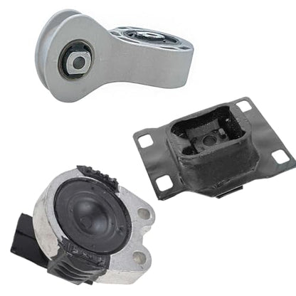 TRQ Engine Motor Transmission Torque Mount Kit of 3 - style: MTA71078