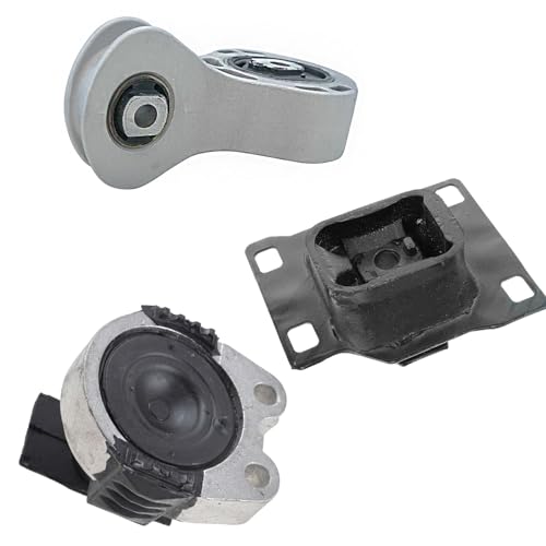 TRQ Engine Motor Transmission Torque Mount Kit of 3 - style: MTA71078