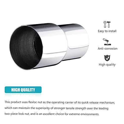 Universal 2" ID to 2.5" ID Exhaust Pipe Adapter Connector Reducer 304 Stainless Steel 2 Inch to 2.5 Inch 2” ID to 2 1/2” ID kit - size: 2" ID to 2.5" ID