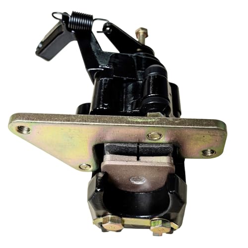Rear Brake Caliper with Parking Brake & Pads Assembly Compatible with Suzuki ATV Quadracer 450 LTR450 2006-2009 Quadsport LTZ400 2003-2013 OEM # 69100-33H00-999 69100-45G00-999